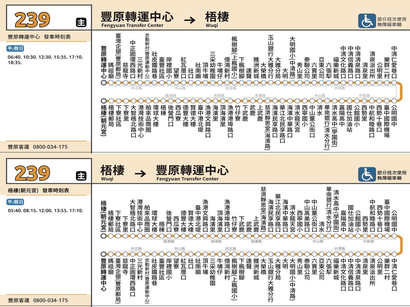 239路線圖