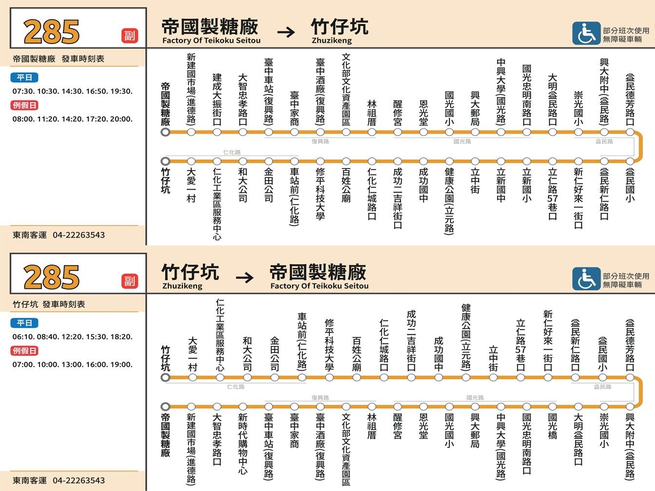 285副路線圖