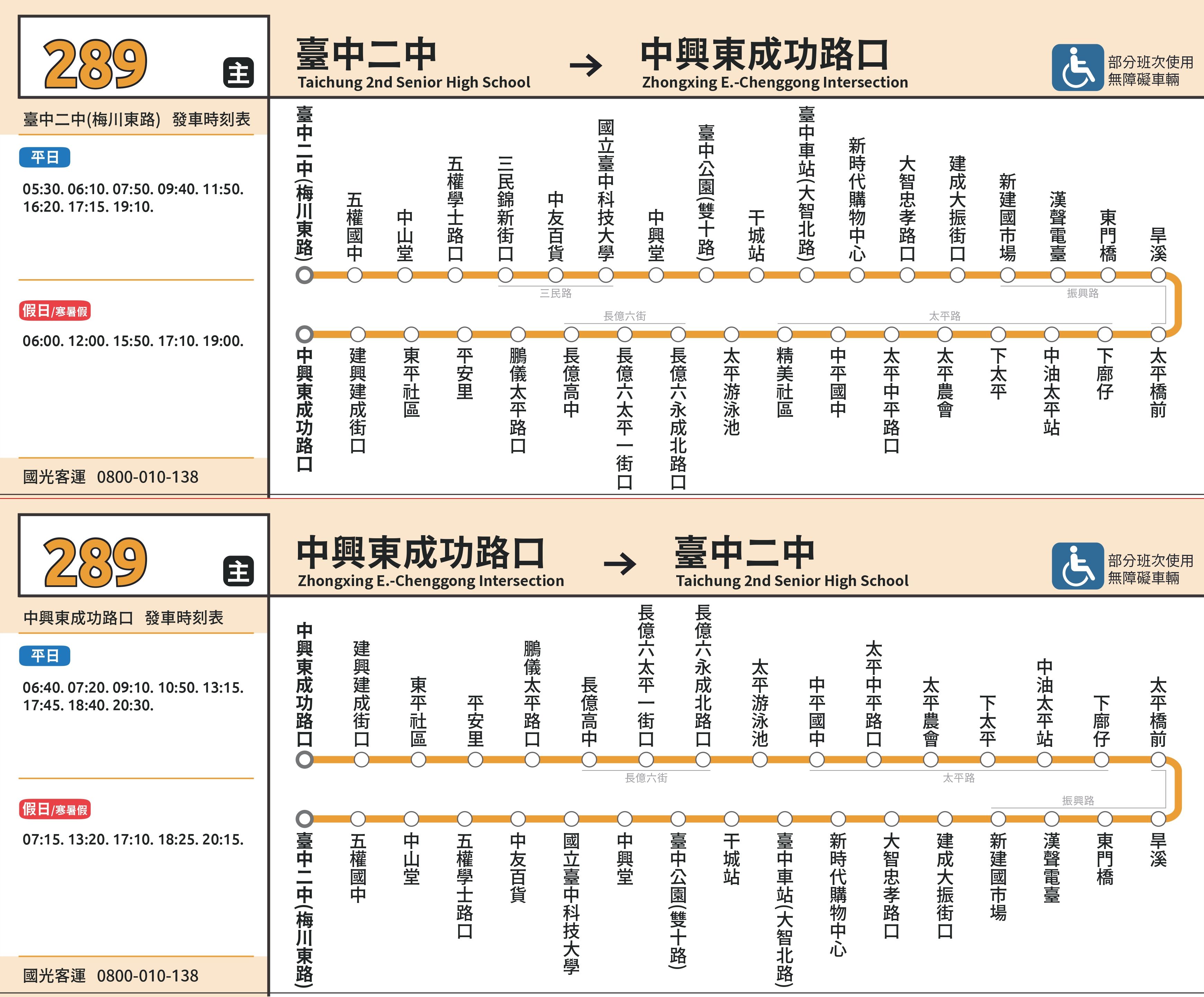 289路線圖