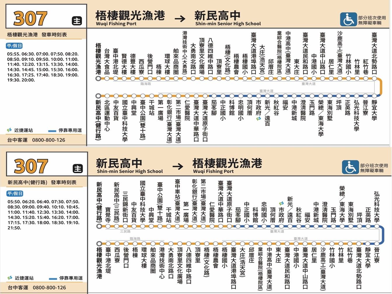 307路線圖