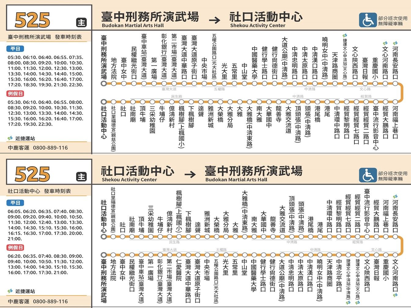 525路線圖