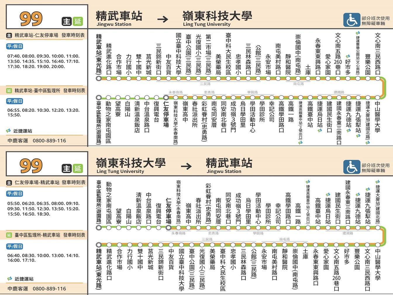 99路線圖
